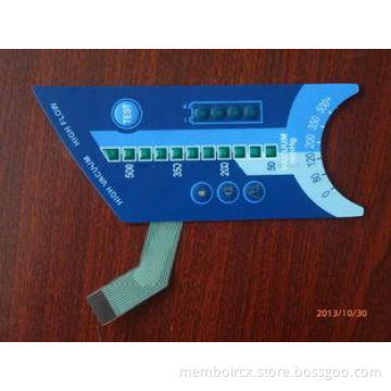 Thin film Membrane Switch Keyboard For Medical Equipment ,